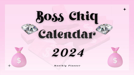 Pretty Pink Boss Chiq Calendar 2024